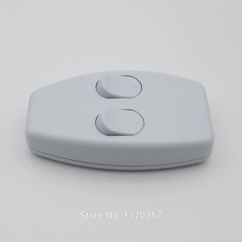 

1 шт. Настольная лампа Торшер 2 лампочки кнопочный переключатель Двойной кулисный переключатель с двойным вырезом Онлайн переключатель Новый 2A 250 В переменного тока