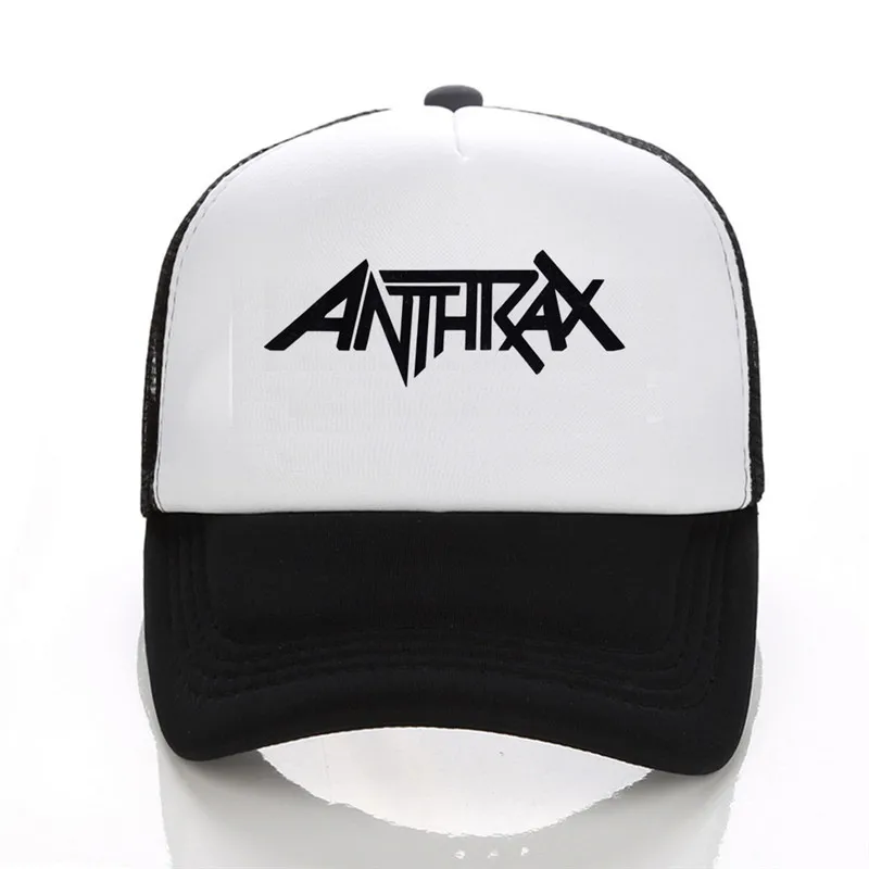 Anthrax полоса шаблон печати бейсбольная кепка для мужчин wo летняя трендовая Кепка