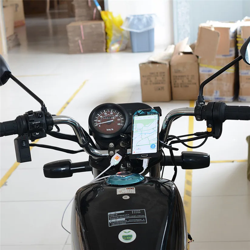 Автомобильный стиль 5В 3а водонепроницаемый мотоцикл сотовый телефон зарядка