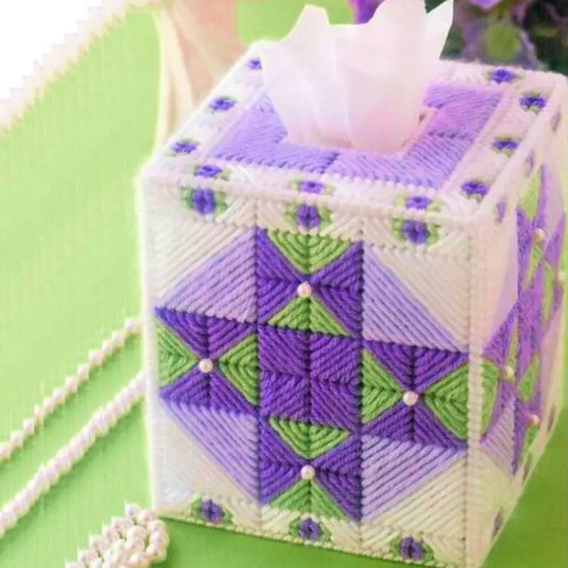3D Вышивка крестом DIY коробка ткани 9 цветов домашняя работа рукоделие была вырезана z