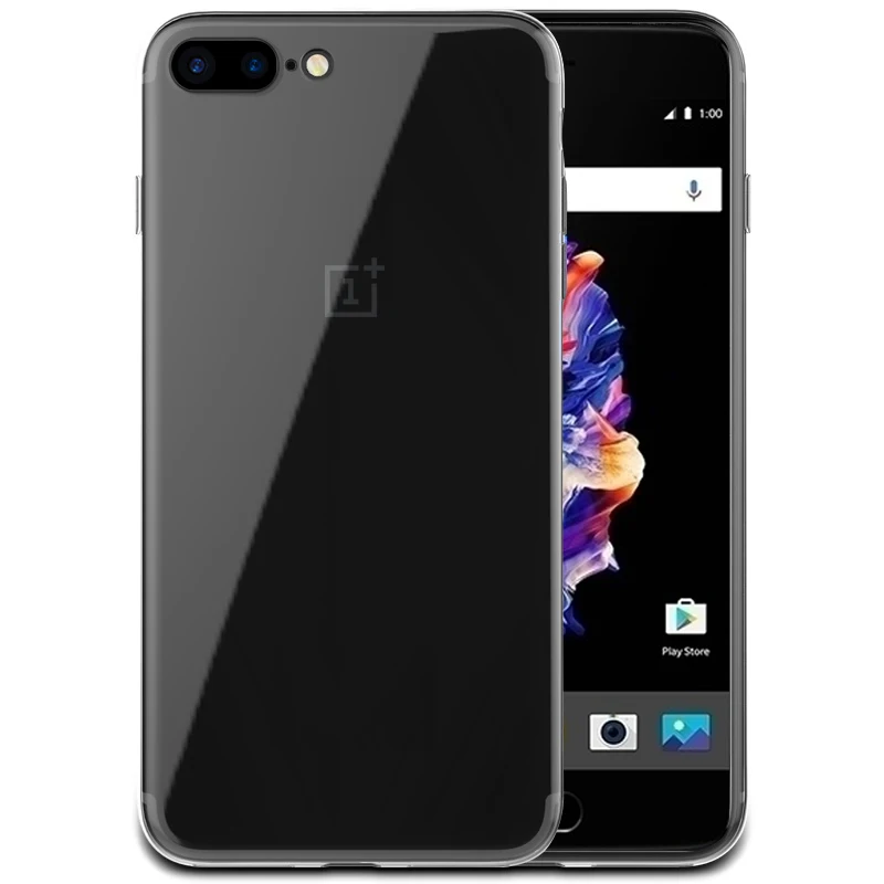 OnePlus5 чехол OnePlus 5 чехол силиконовый чехол One Plus A5000 ультра тонкий задний ТПУ чехол Mofi прозрачный чехол OnePlus 5 Чехол