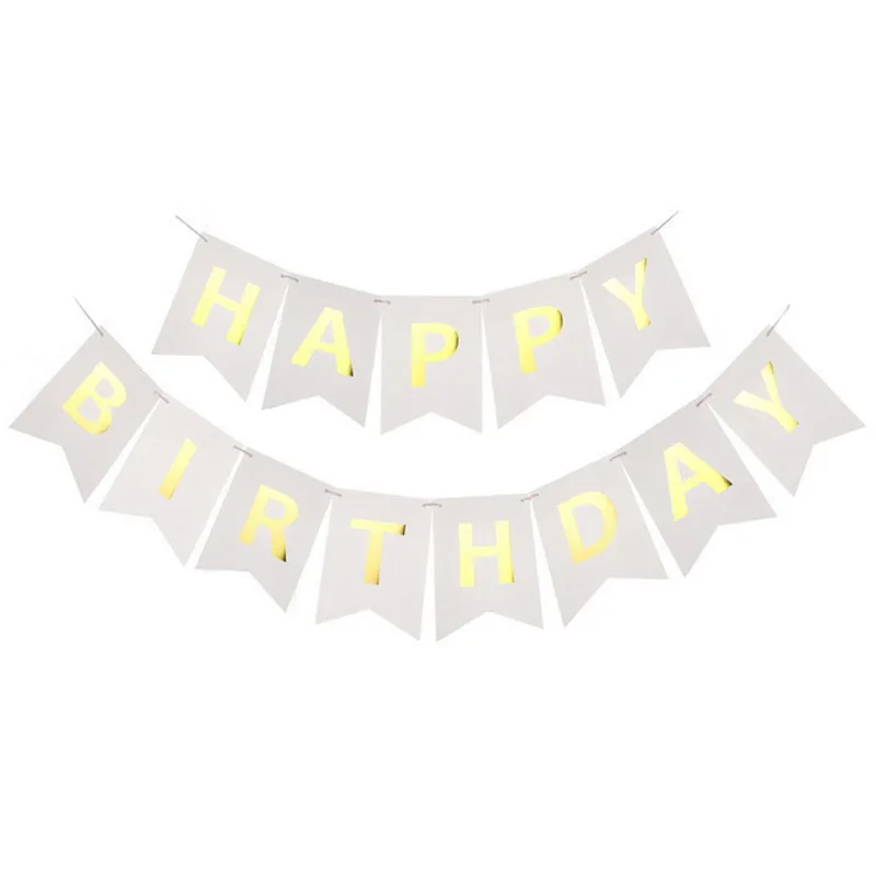 С Днем Рождения Баннеры Висячие баннеры реквизит для фотосессии Бумажная