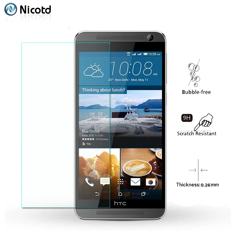 Закаленное стекло Nicotd для HTC One E9 E8 M10 9H Защитная пленка экрана Desire 826 828 830 610 510 M8 M7