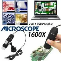 Black A Мега пикселей 1600X8 СВЕТОДИОДНЫЙ Цифровой Микроскоп USB эндоскоп камера microscopio Лупа электронный стерео Пинцет увеличение - Цвет: Black A