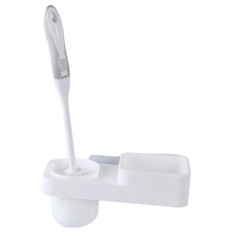 Белый набор кистей для чистки с длинной ручкой ванной комнаты ABS Набор Кистей Для