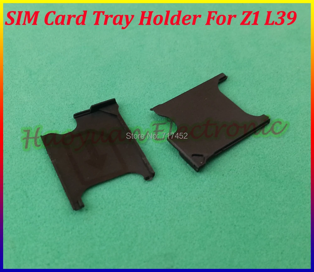 Новый оригинальный черный лоток для считывания SIM-карт Сменный Чехол Sony Xperia Z1 L39h
