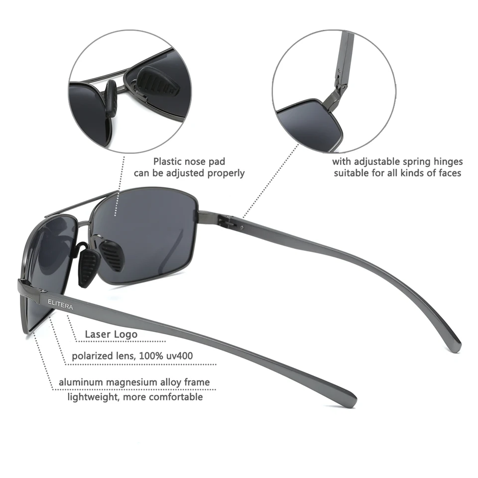 Мужские солнцезащитные очки с поляризацией для вождения 3 цвета|colored sun glasses|driving