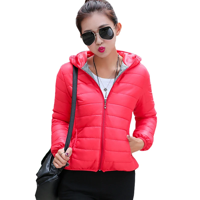 Новинка 2018 зимняя куртка женское осеннее пальто с капюшоном Женская Весенняя