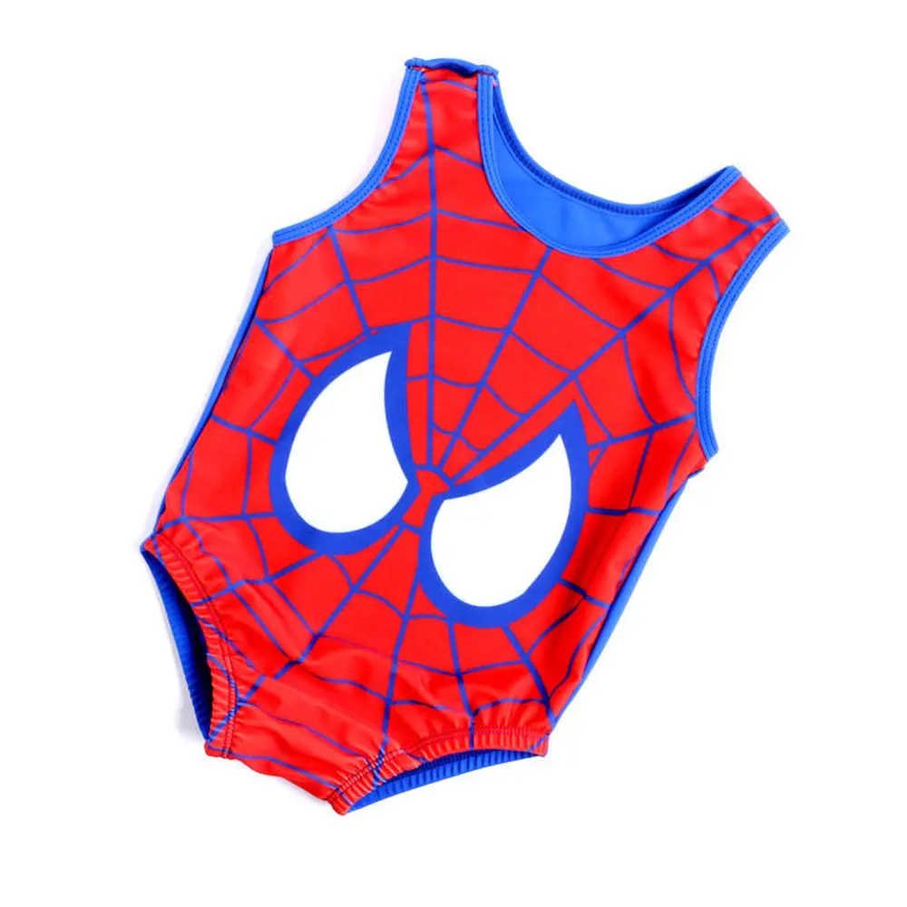 Слитный купальник с героями мультфильмов для маленьких мальчиков Детский