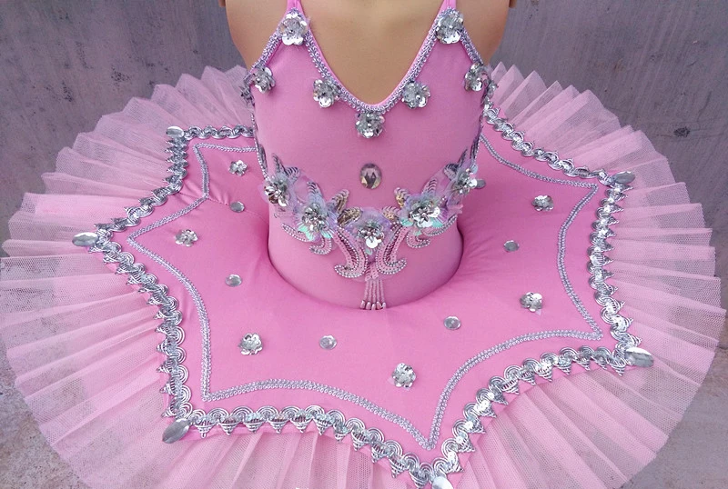 Новое блинное платье пачка для девочек Танцевальные костюмы детей