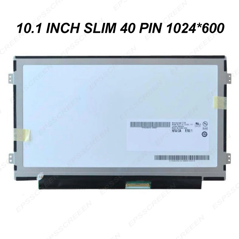 Дисплей B101AW06 V.1/0/4 подходит для M101NWT2 R0 R3 N101LGE L41 L31 BT101IW04 LP101WSB TLN1 CLAA101NB03A HSD101PFW4 A00 A01
