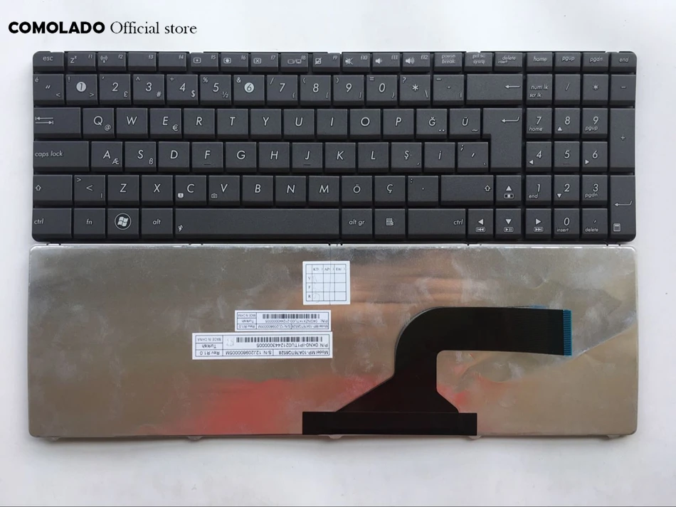TR Турецкая клавиатура для ASUS N53 N50 N53S N53SV K52F K53S K53SV K72F G73 черная ноутбука