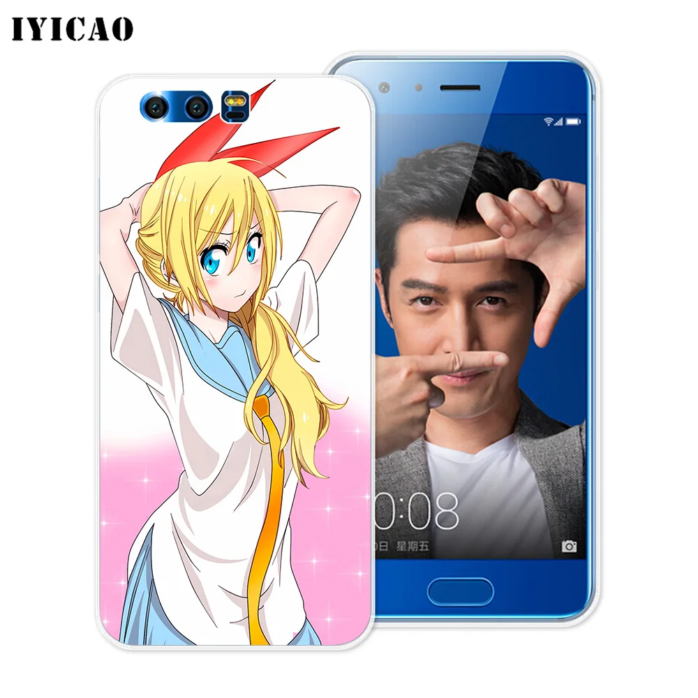 IYICAO Nisekoi мультяшный Мягкий силиконовый чехол для Huawei Y9 Y7 Y6 Prime 2018 Honor 8C 8X8 9 10 Lite 7X 7C 6A