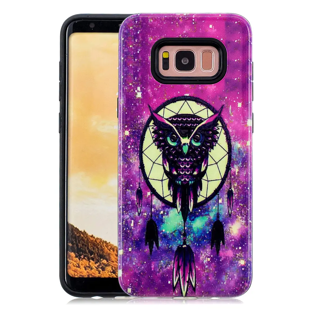 Чехол для телефона Samsung Galaxy S8 S 8 G950 G950F G950FD модный окрашенный ТПУ Мягкий