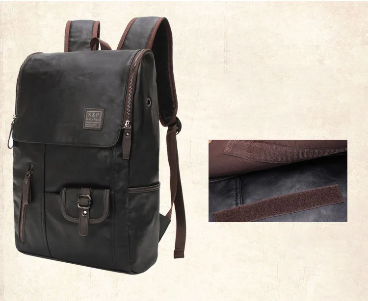 Мужской рюкзак из искусственной кожи, рюкзак для подростков, сумка для ноутбука, мужской рюкзак, школьные сумки, многофункциональные Рюкзаки большой емкости