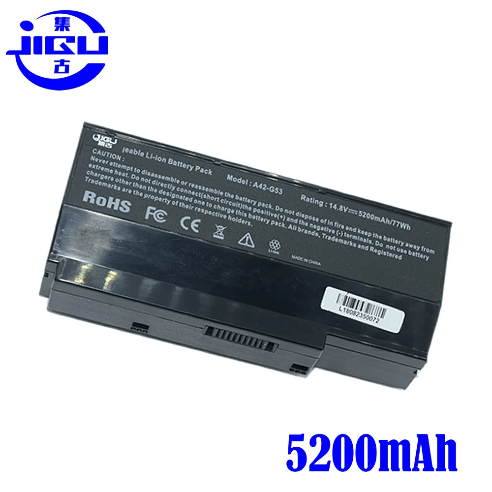 JIGU Новый аккумулятор для ноутбука ASUS 8 ячеек Аккумулятор A42 G73 07G016DH1875 07g016h1875 70