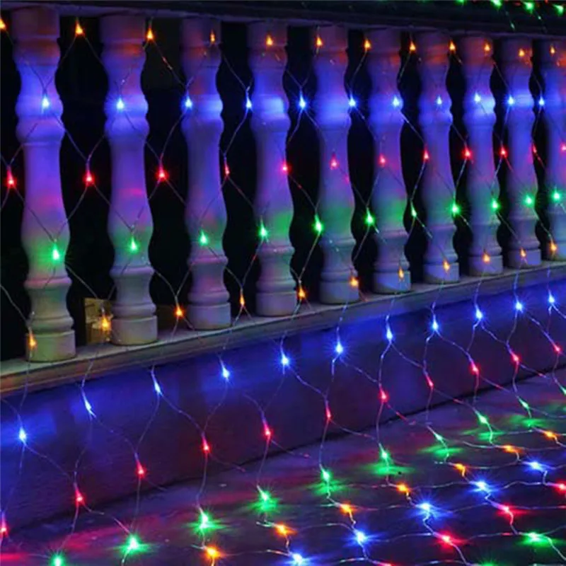 

6*4M LED String Lights, Net Lights, Fishnet Lights, Christmas Outdoor Waterproof, Stars, Wedding String Lights
