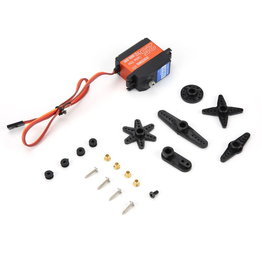 HDKJ D3625 Waterproof Servo Metal Gear Digital 180 Degree 25KG High Torque Servos for RC Model Car Speed Boats Parts | Игрушки и хобби