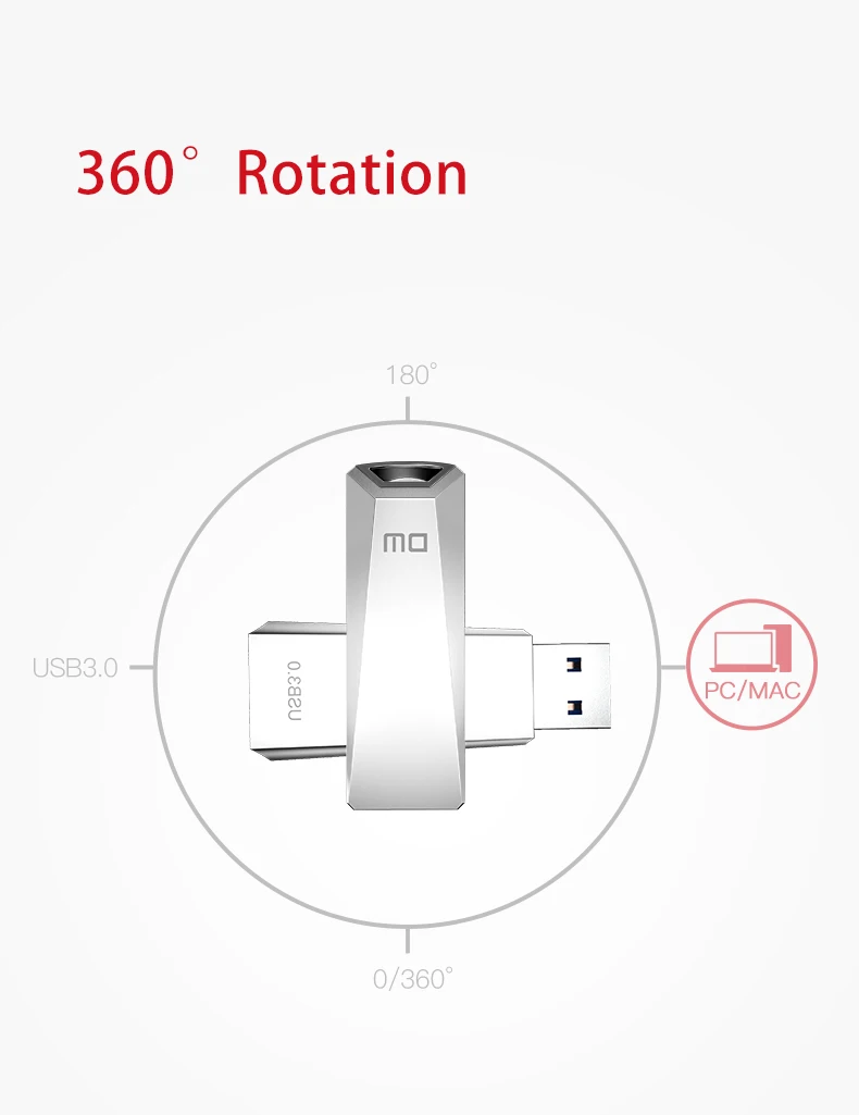 USB флеш-накопитель USB3.0 высокоскоростной PD112 16GB 32GB 64GB 128G 256G металлическая скорость записи от 10 MB-60 MB флеш-накопитель