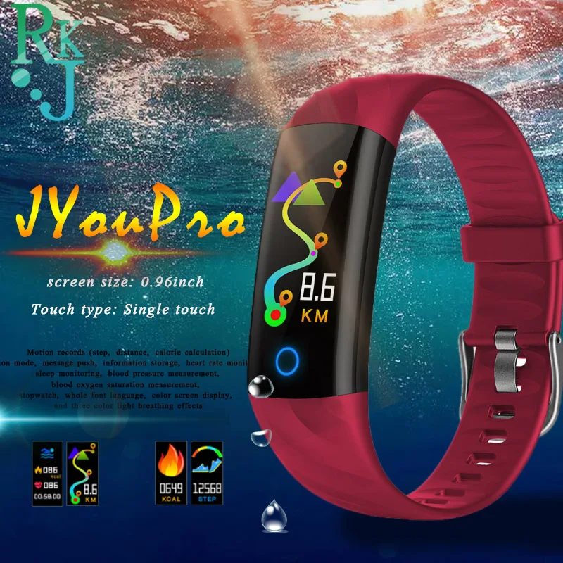 S5 спортивные Смарт часы пульсометр кровяное давление фитнес-трекер для мужчин