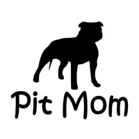 30cm pit mom fashion dog animal car sticker motorcycle decal vinyl 6z 0020