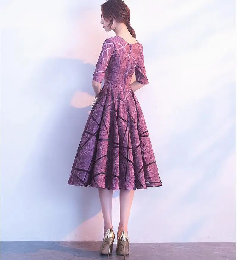 Женское вечернее платье длинное фиолетовое большого размера|Чонсамы| |