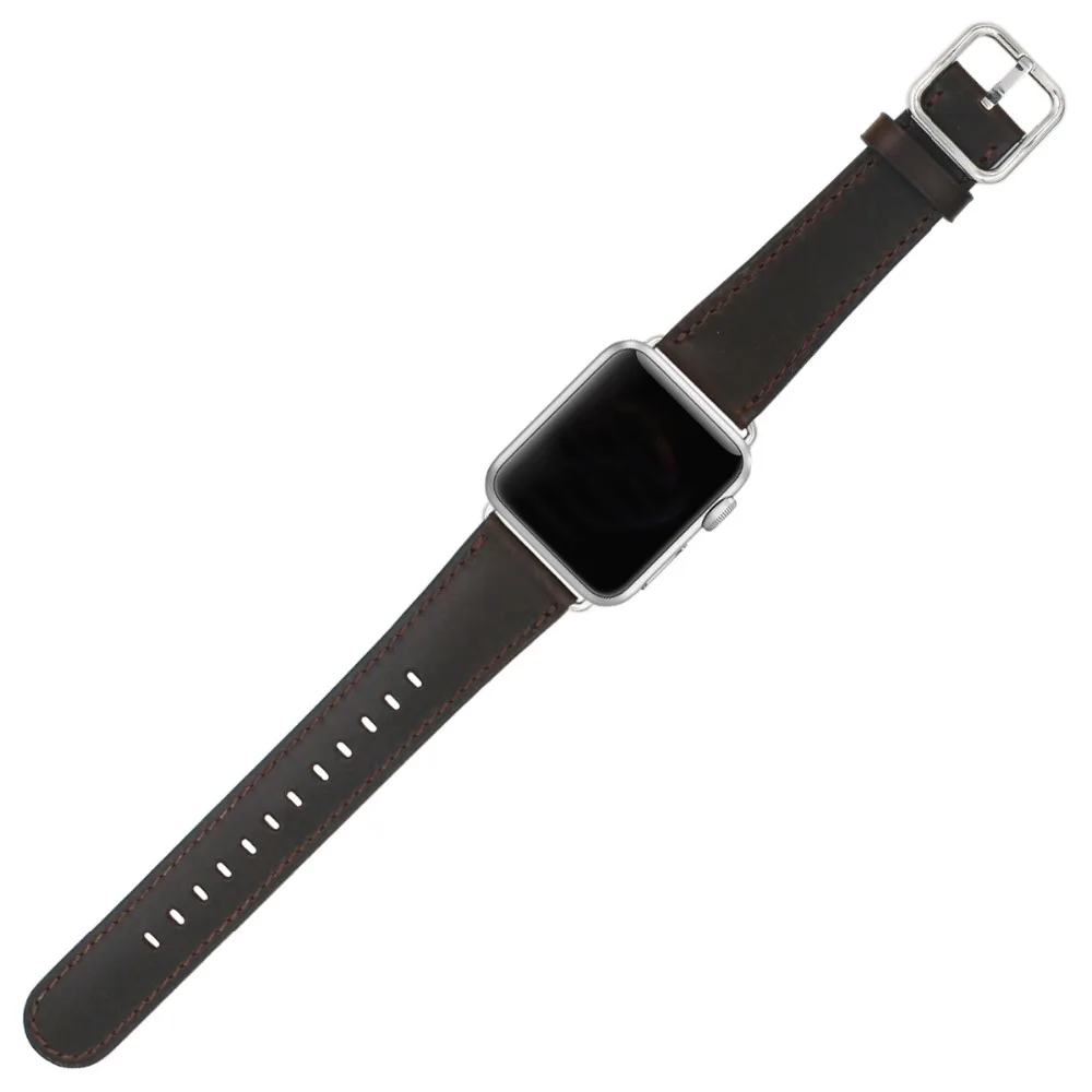 Современный Кожаный ремешок с пряжкой для apple watch 38 мм 42 мм iwatch серии 5 4 3 2 1 44 мм 40 мм ремешок для часов браслет ремень аксессуары