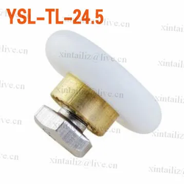 [YSL TL 24.5] МАЛОШУМНОЕ 24 5 мм круглое нейлоновое скользящее колесо из меди стекла