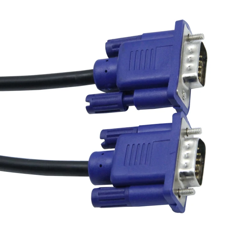 Никелированный VGA кабель HD 15 Pin папа-папа медная линия для ноутбука ПК |