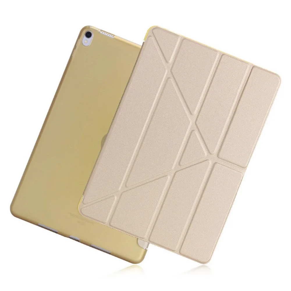 Multi-shaped bracket Case For 2017 Apple New iPad Pro 10.5 inch : A1701 A1709 . TPU Soft Back PU Leather Smart Cover-EQHTX | Компьютеры и
