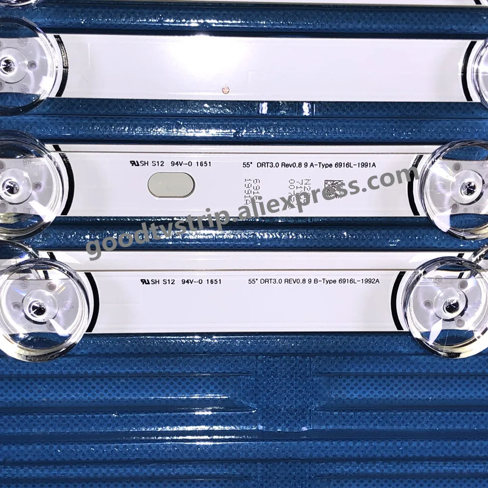 50 шт. 1155 мм светодиодный Подсветка лампы Газа 11 s для LG 55 дюймов ТВ Innotek DRT 3 0 55LB561V