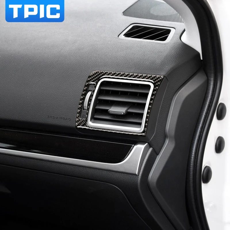 TPIC для Subaru Forester углеродное волокно Автомобильный интерьер Кондиционер Выход вентиляционная рамка автомобильный Стайлинг наклейка- аксессуары