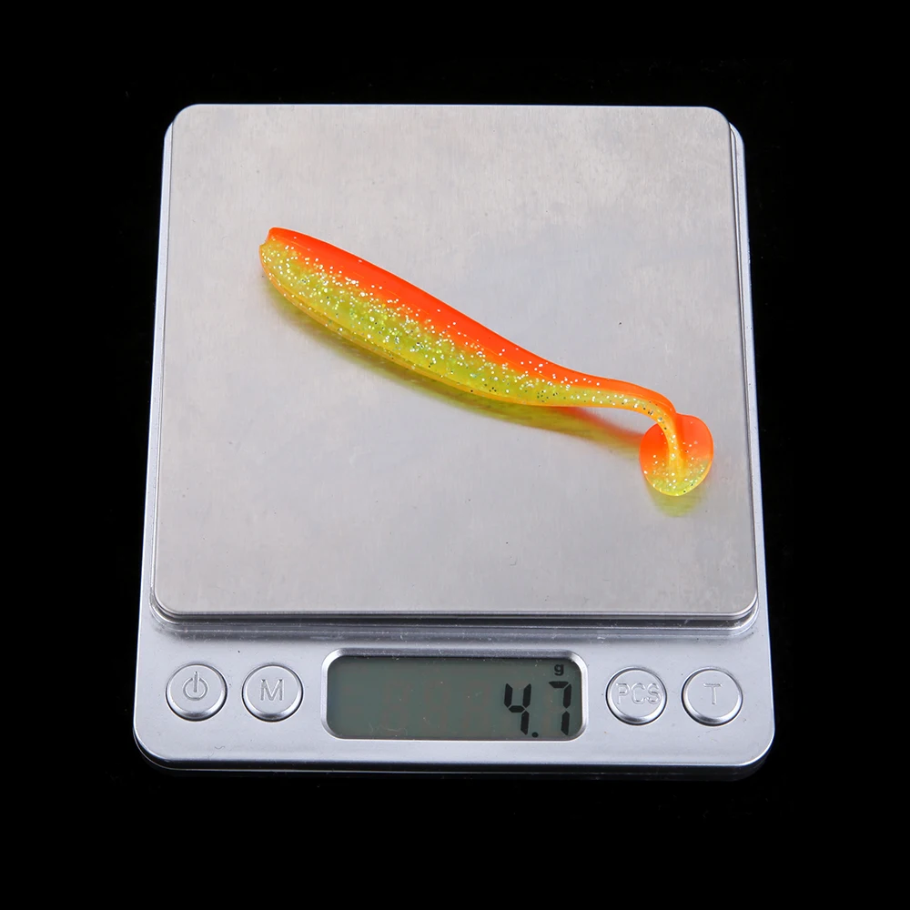 WALK FISH, 6 шт./лот, легкая блесна, мягкие приманки 9 см, 4,7 г, плавающие приманки, искусственная Мягкая приманка для рыбы, воблеры, двойной цвет, приманки для ловли карпа