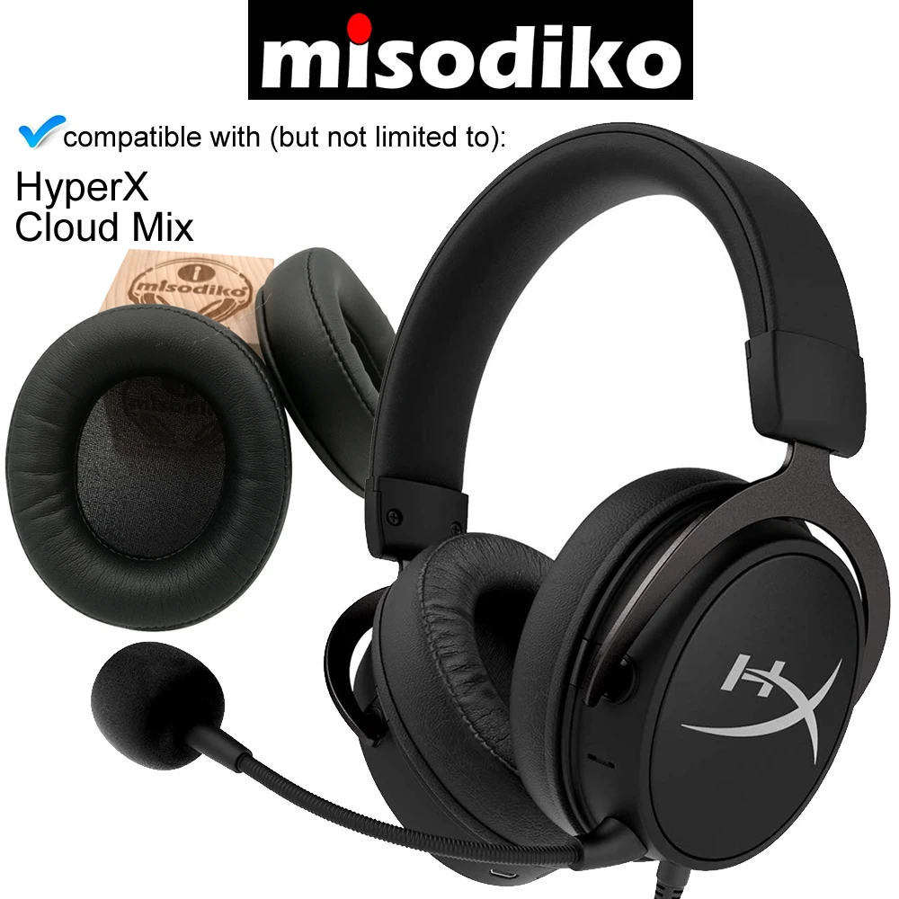 Набор сменных амбушюров misodiko для игровой гарнитуры HyperX Cloud Mix запасные части