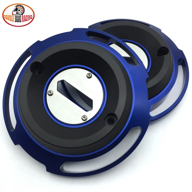 blue 1pair Крышка статора двигателя мотоцикла Защитная крышка декоративная крышка для Yamaha T-max 530 TMAX530 TMAX 530 SX DX - Цвет: blue 1pair