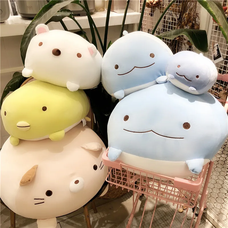 Большой размер, высокое качество, Sumikko Gurashi San-X уголок, био игрушка, милые куклы для детей, мягкий пуховик, хлопок, детские животные, домашний декор