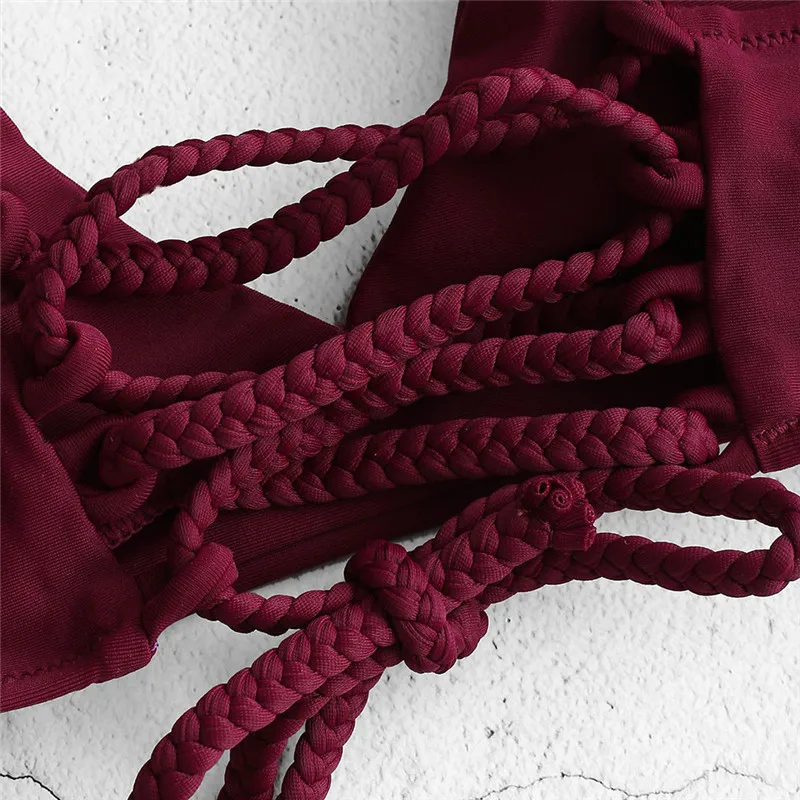 Женское нижнее белье A23 # однотонный бандажный боди с цветочной вышивкой вырезами