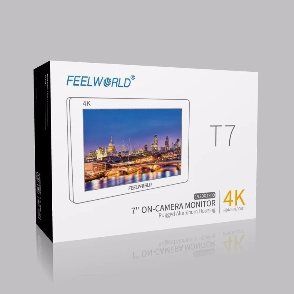 Feelworld T7 4 K Wi-Камера монитор Full HD 1920x1200 Пиксели " ips Экран видео Дисплей HDMI металлическая рама видео с Батарея
