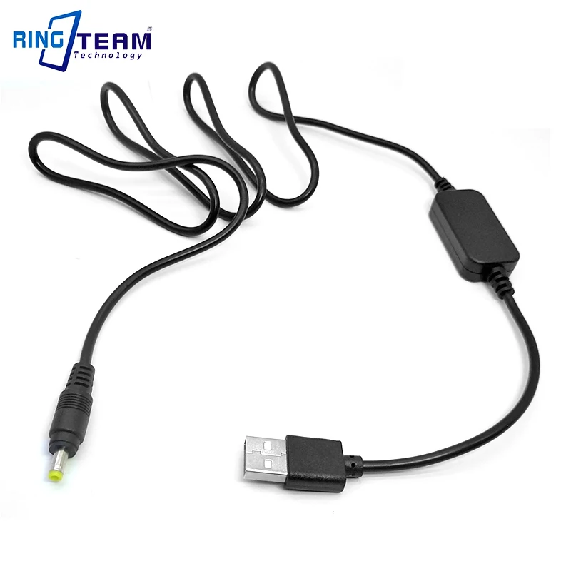 USB-кабель со встроенным мини-адаптером, внешний аккумулятор 5 в постоянного тока для Panasonic DC Coupler DMW DCC6 DCC8 DCC9 DCC11 DCC12 DCC15