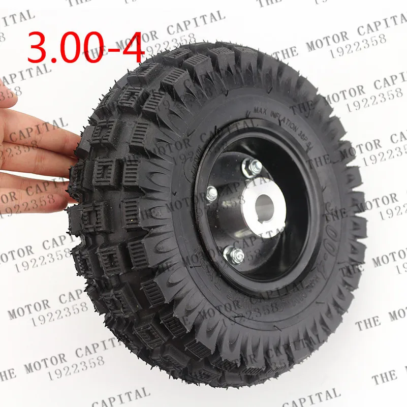 3.00-4 Electric Scooter out tire and inner tyre Alloy Rim hub Gas scooter bike motorcycle | Автомобили и мотоциклы