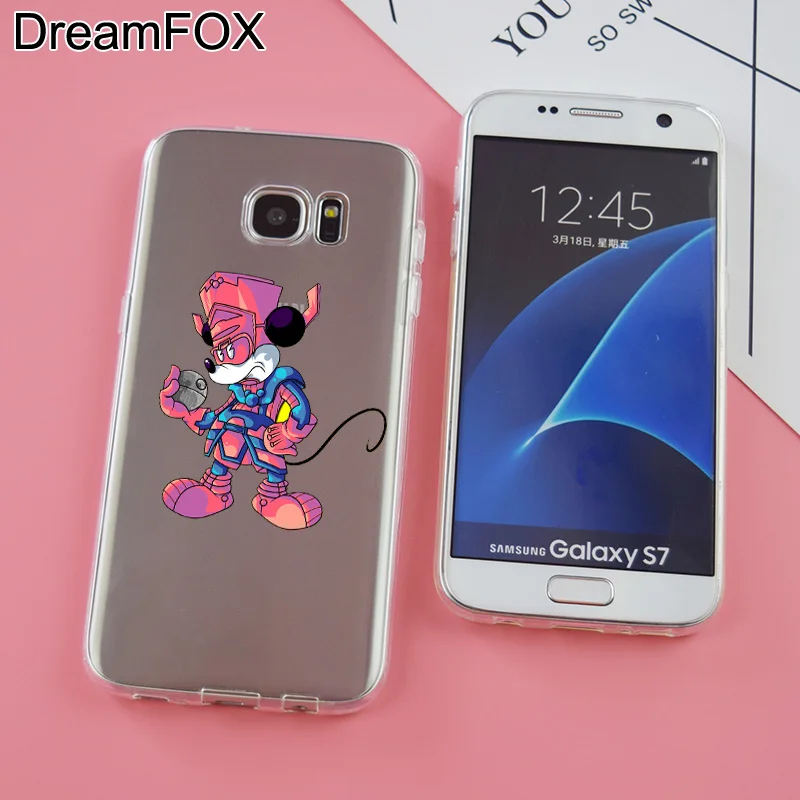 DREAMFOX L299 модный Мягкий ТПУ силиконовый чехол с мышкой для samsung Galaxy Note S 7 8 9 10 10e 11 11e