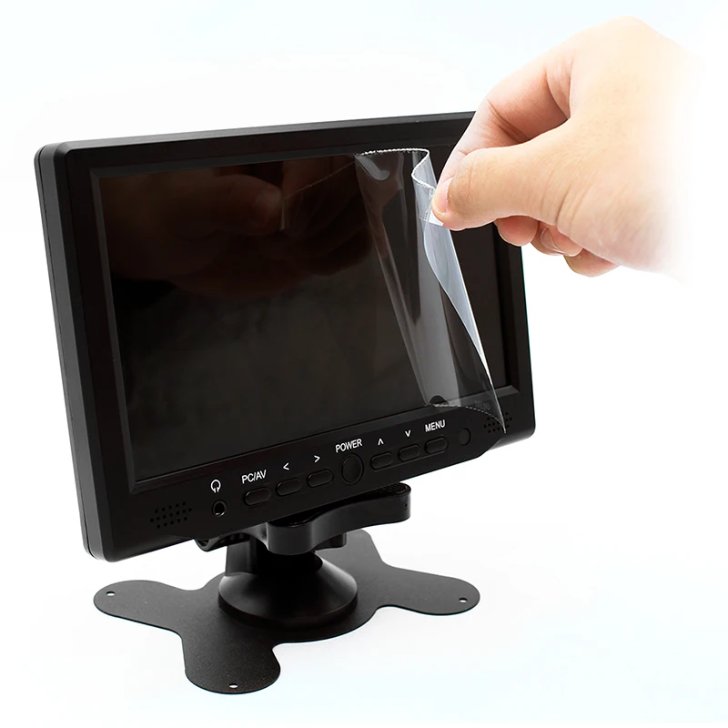 Новый 7 дюймов 800x480 TFT цветной ЖК монитор парковки автомобиля видео с HDMI VGA AV вход