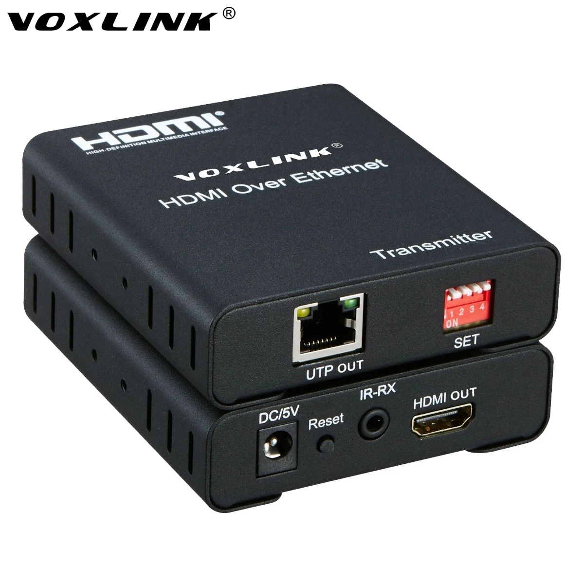 VOXLINK 1080P HDMI матрица Extender 120 м по TCP/IP Cat5e/6 Ethernet кабель передатчик/приемник с ИК|hdmi