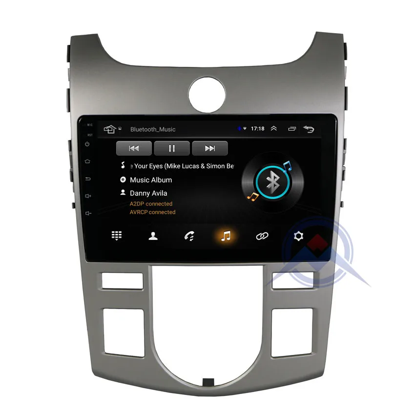 ZOHANAVI 9 дюймов Android 9,0 2.5D автомобильный DVD gps для KIA Forte Cerato 2008- Автомобильный Радио gps навигация головное устройство встроенный wifi