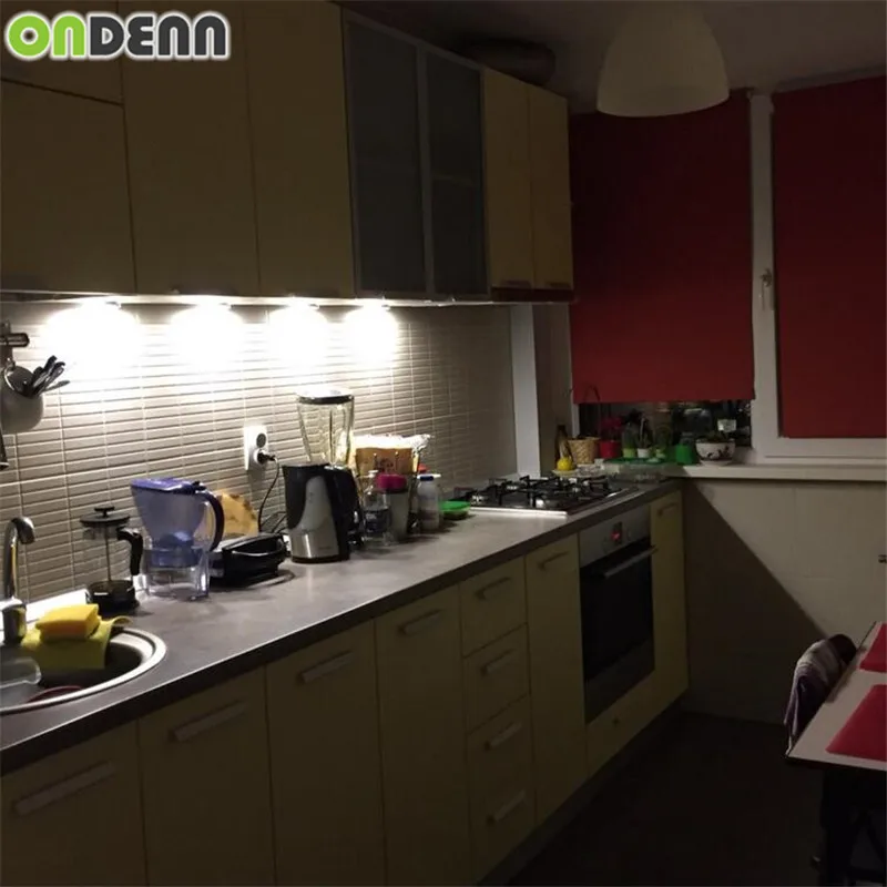 Светодиодные светильники для шкафа с двухсторонним переключателем 4 лампы в