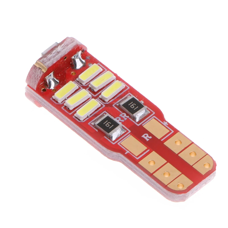 CAN-bus без ошибок 15-SMD T10 W5W LED 5W5 4014 габаритный фонарь белый Прямая поставка qyh |