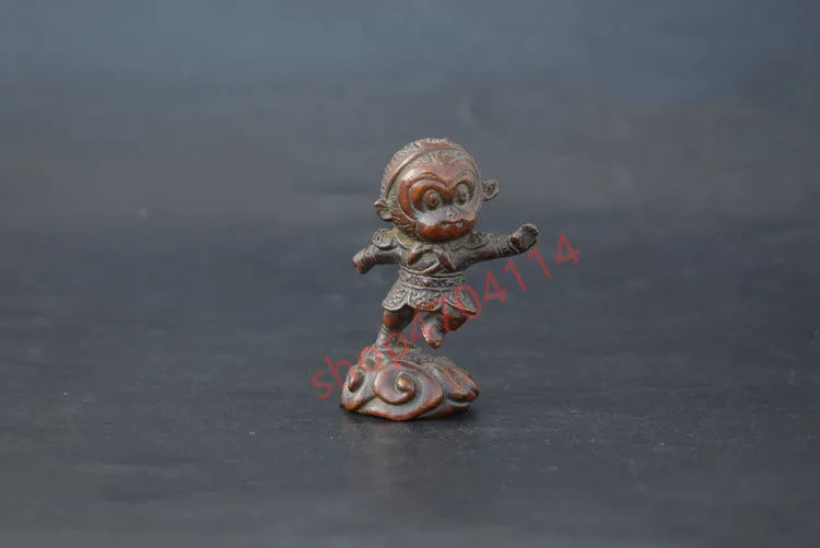 Solid pure copper, small Monkey King decorations, tea ceremony decorations, handicraft collections