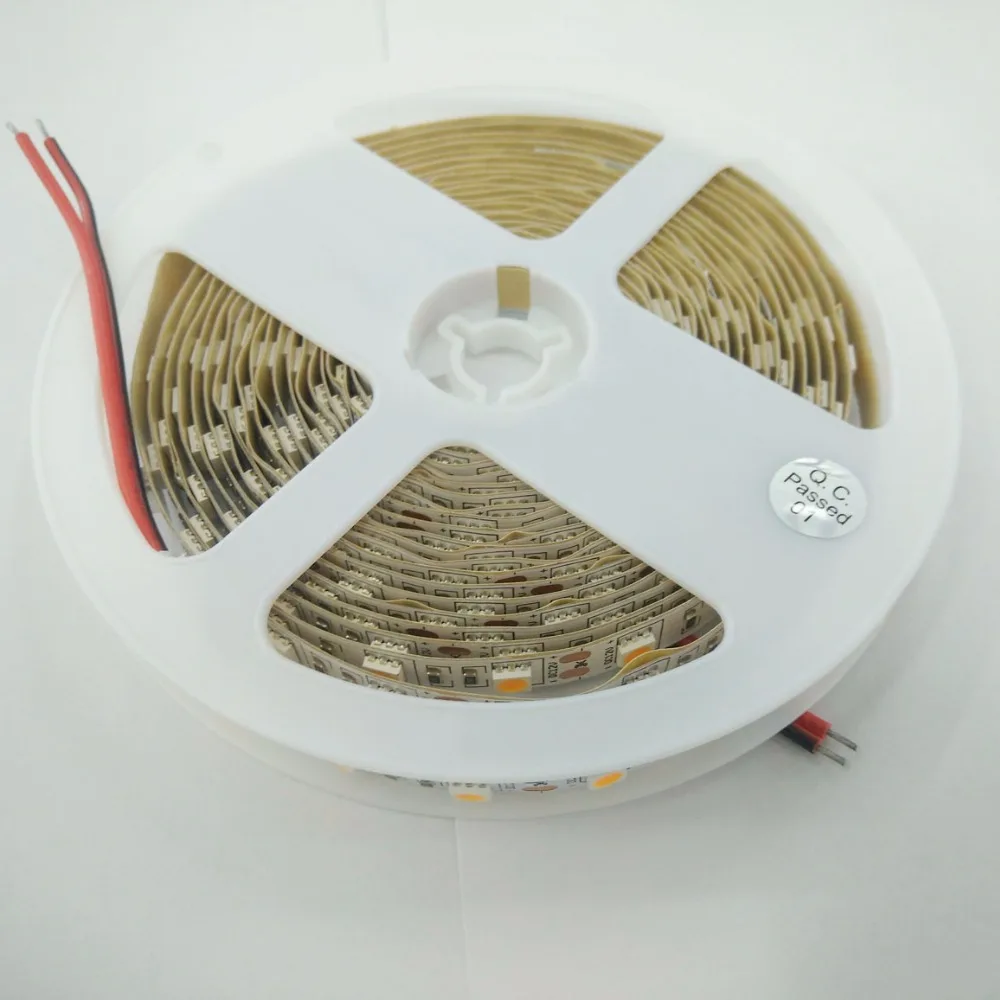 Светодиодная лента IP20 5050SMD DC 12 В 500 м/лот золотисто-желтая 5 м | Освещение