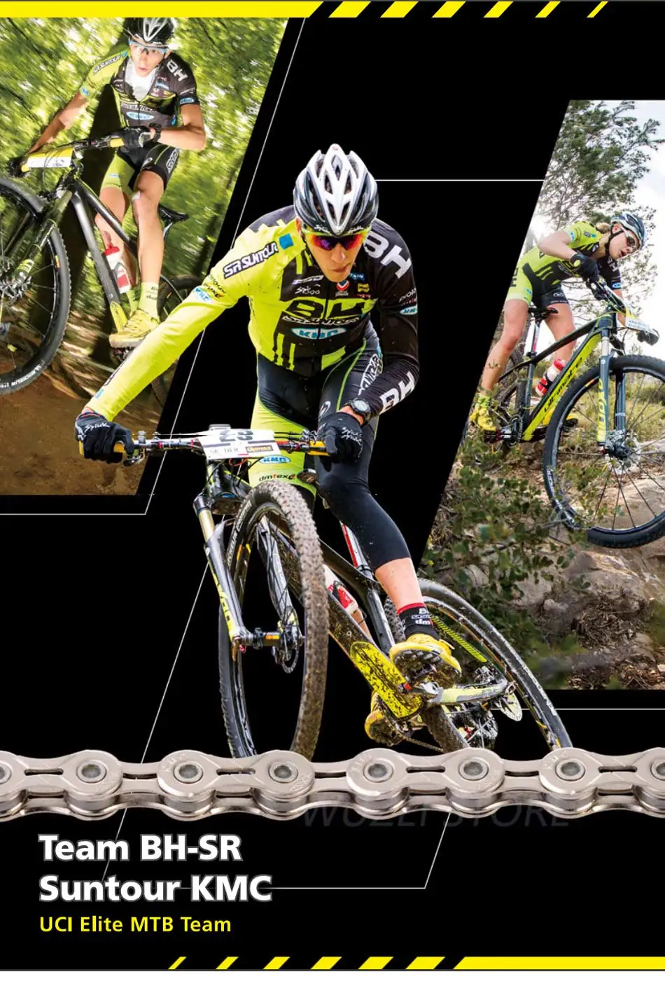 KMC X10 X11 MTB велосипед длинная цепь 122L 10/11 цепь для скоростного велосипеда волшебная кнопка с оригинальной коробкой горный велосипед длинная цепь