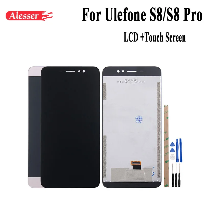Alesser для Ulefone S8 Pro ЖК дисплей Дисплей + Сенсорный экран в сборе запасные Запчасти 5 3